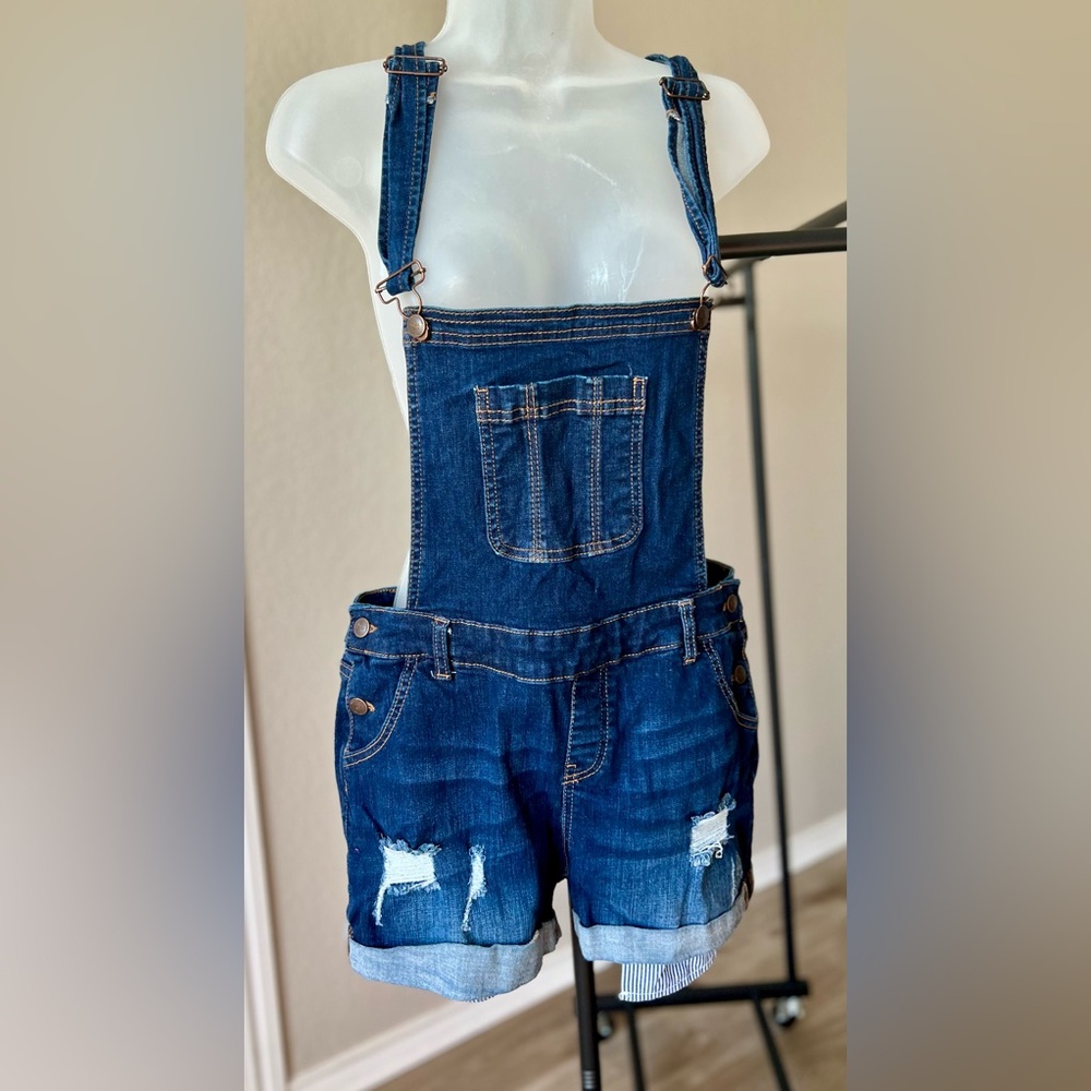 Wax Jean Dark Blue Women's Overalls